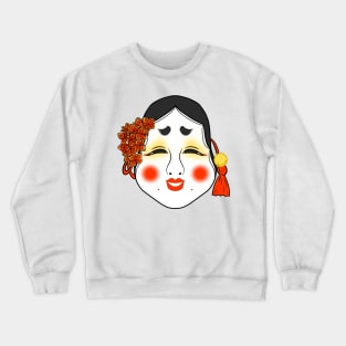 Okame Mask Crewneck Sweatshirt